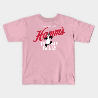 Make your belly happy with a Hamm's Beer! Kids T-Shirt